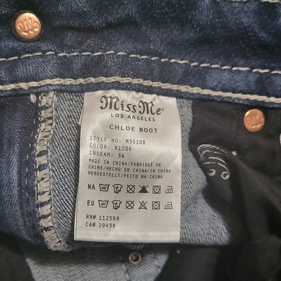 NWOT*Miss Me Chloe Boot Jeans - Picture 5 of 5